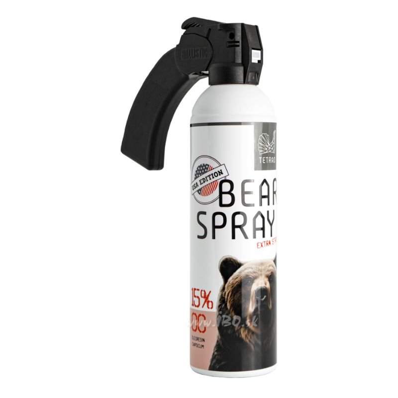Obranný sprej proti medveďom TETRAO Bear Spray USA edition 400 ml